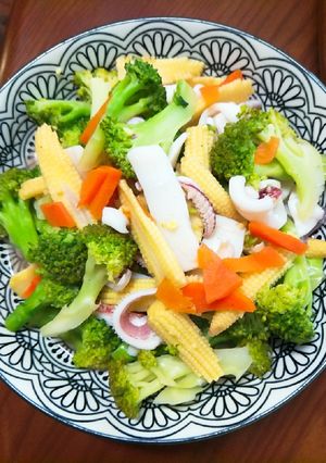 花枝炒時蔬🥦 的食譜成品照片