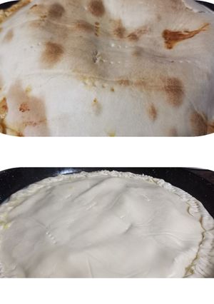 Una foto de Tarta de jamón, queso y salame
