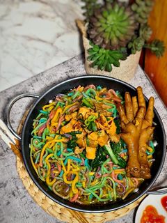 Foto resep Mie ayam pelangi