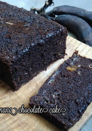 Foto resep Banana Choco Cake