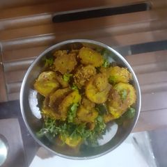 A picture of Raw Banana Sabji.