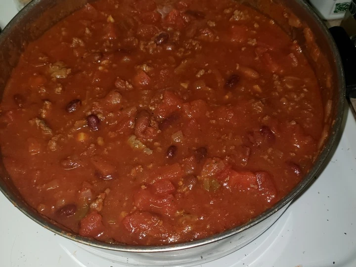 Recipe I love chili on a cold damp day which Delicious