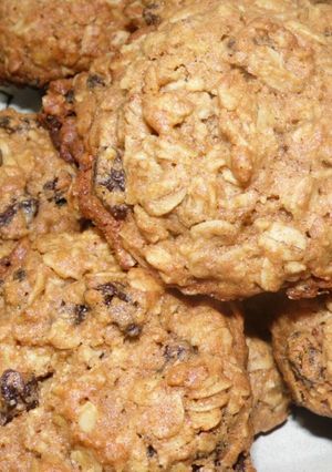Una foto de Galletas de avena con pasas
