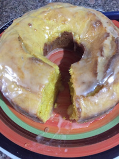 Una foto de Torta de mandarina en licuadora