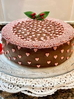 Una foto de Tarta de queso con chocolate, especial “ Día de la Madre”