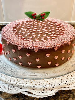 Una foto de Tarta de queso con chocolate, especial “ Día de la Madre”