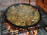 Pollo al disco