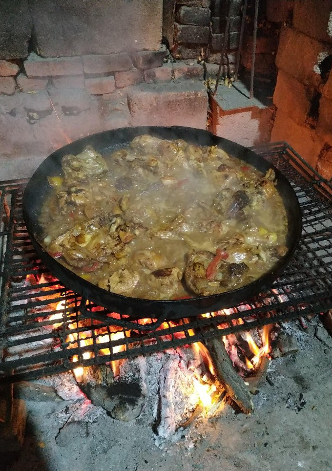 Una foto de Pollo al disco