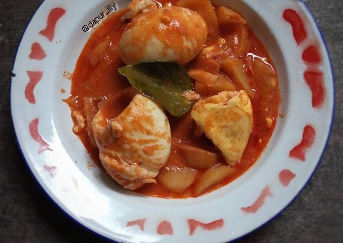 Balado Telur / Telur Masak Habang