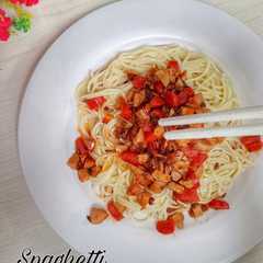 Spaghetti Bolognese Bakso Sosis-レシピのメイン写真