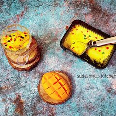 A picture of Mango Ice-cream 🍧.