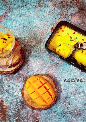 A picture of Mango Ice-cream 🍧.