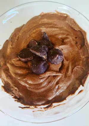 Una foto de Chocolate Mousse keto