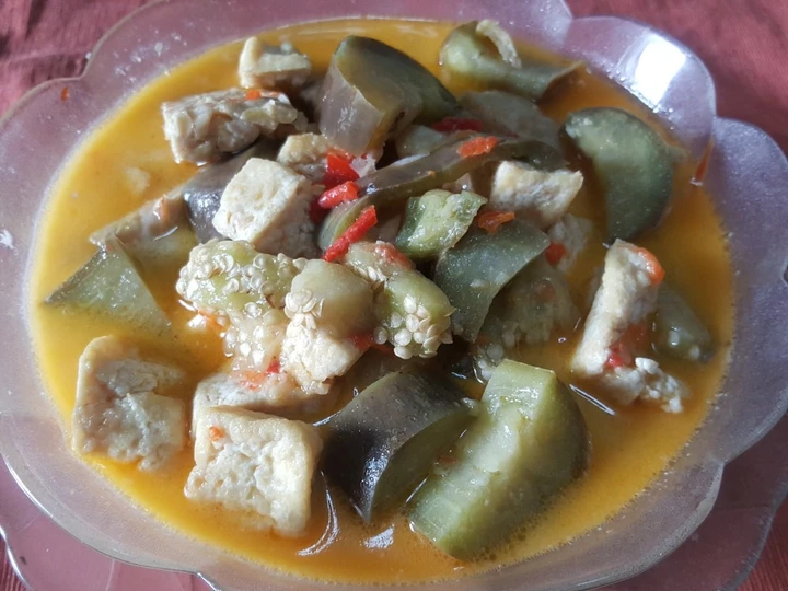 Langkah Gampang Membuat Resep Lodeh Terong Tahu Tempe yang Lezat Sekali Anti Ribet, Uenak Banget