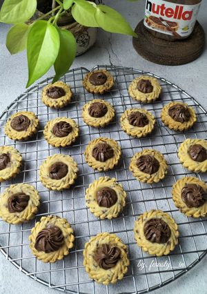 Foto resep Nutella Cookies Tart