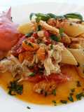 Pennoni rigati con salsa al "granchio blu"