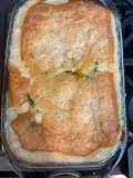 Homemade Chicken Pot Pie made with Red Lobster Biscuit Mix
