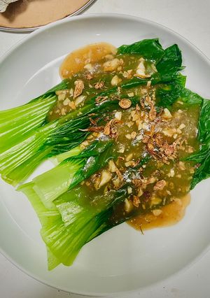 Foto resep Garlic pakcoy ala chinese resto