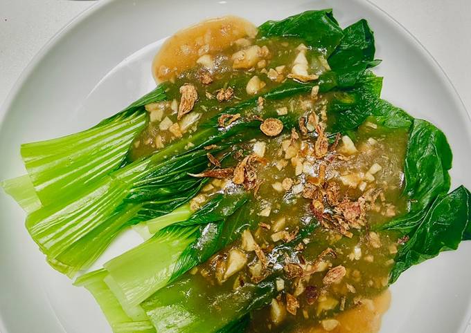 Resep Garlic Pakcoy Ala Chinese Resto Oleh Yulia Helsi Cookpad