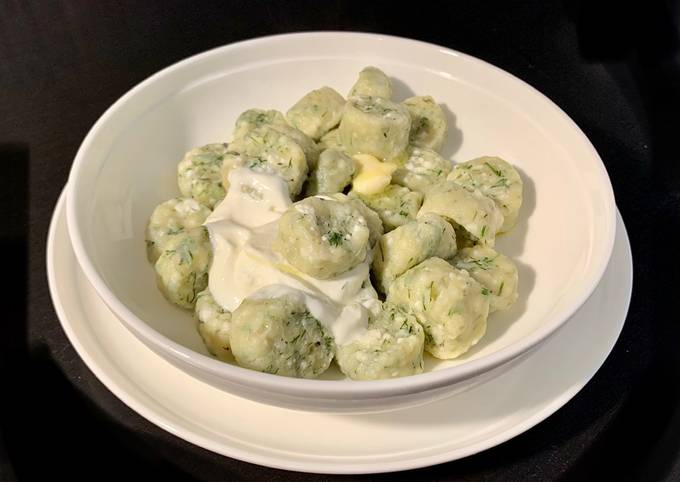 Ленивые вареники из адыгейского сыра