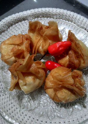 Foto resep Pangsit Goreng Isi Ayam Wortel