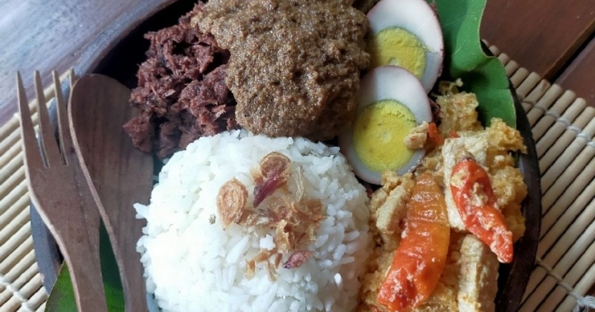 Gudeg Kering khas Jogja (Pake Daun Jati)