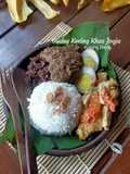 Gudeg Kering khas Jogja (Pake Daun Jati)