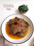 Rendang Daging (bumbu praktis)