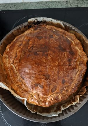 Une photo de Galette des rois à la frangipane