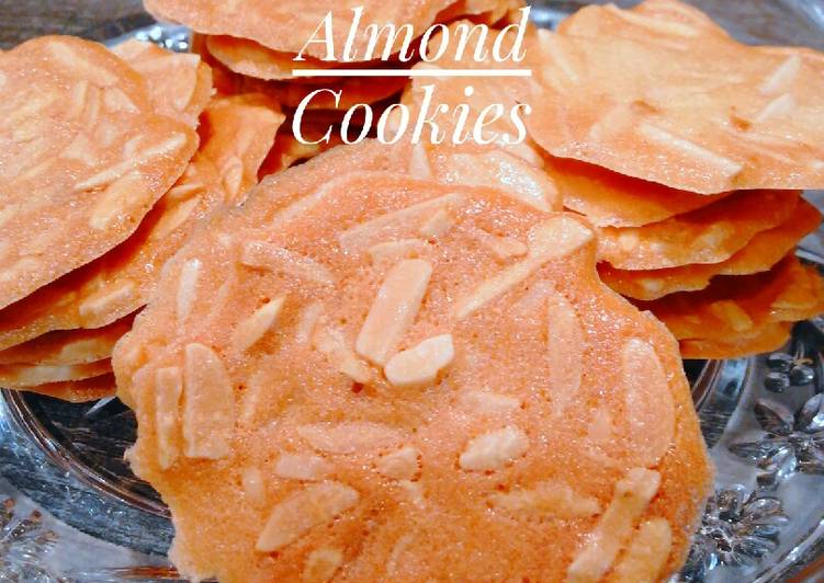 Langkah Mudah untuk Membuat 62. Crispy Almond Cookies Gaya Ndi Anti Gagal