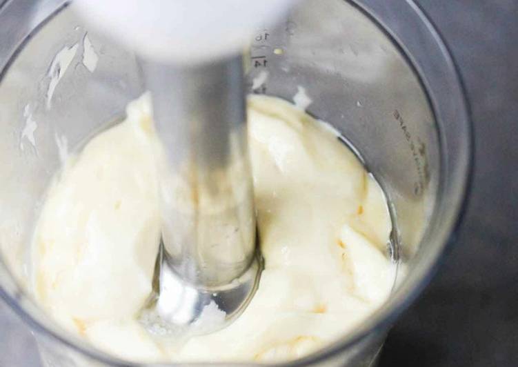 Simple Way to Prepare Ultimate Homemade Mayonnaise