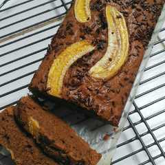 A picture of Moist Banana Bread.