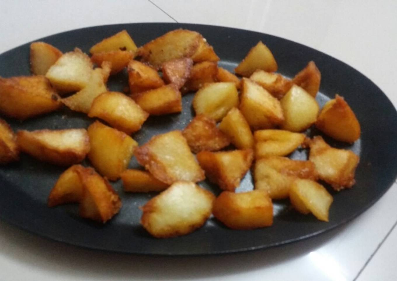 Leftover idli fries