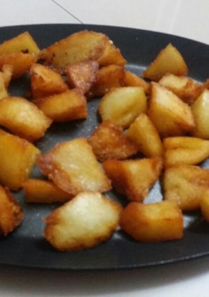 A picture of Leftover idli fries.