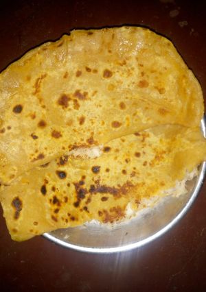 A picture of Coconut paratha.