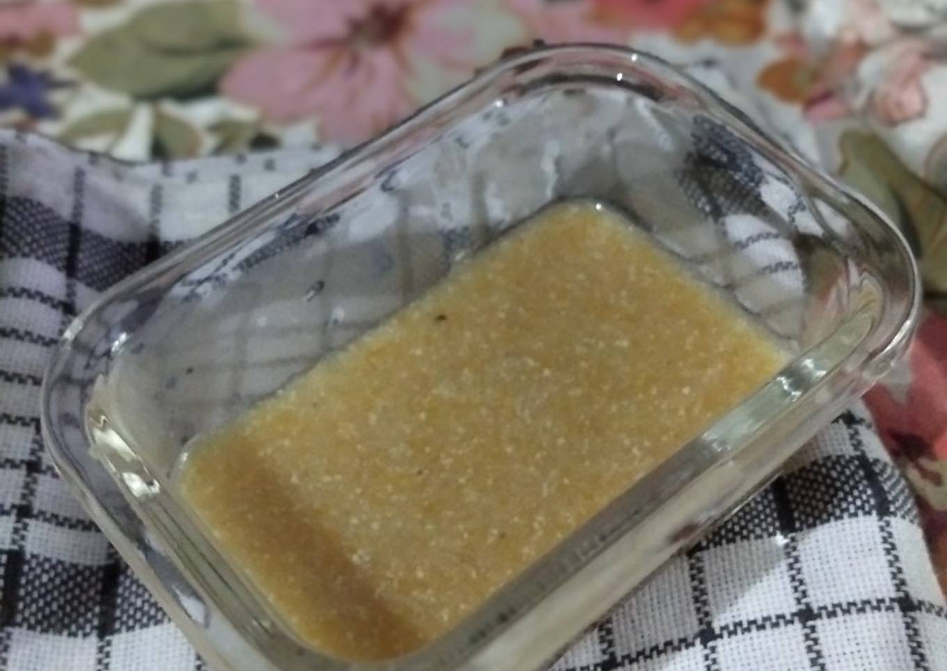 Bubur kentang belut (MPASI 6 bulan)