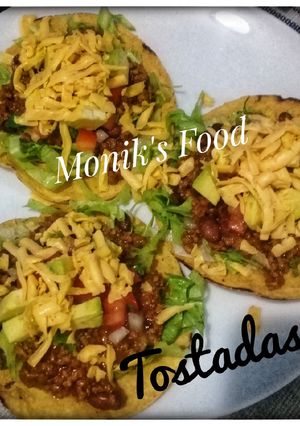 Una foto de Tostadas de carne 🇲🇽