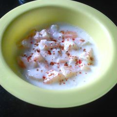 A picture of Muskmelon Raita.