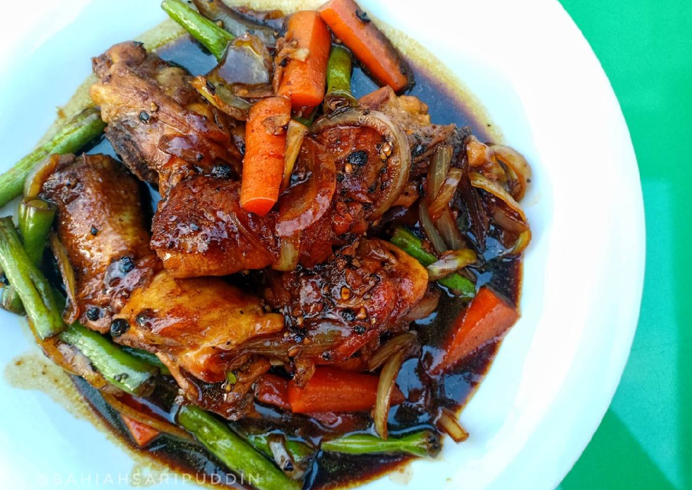 resep lada hitam panggang