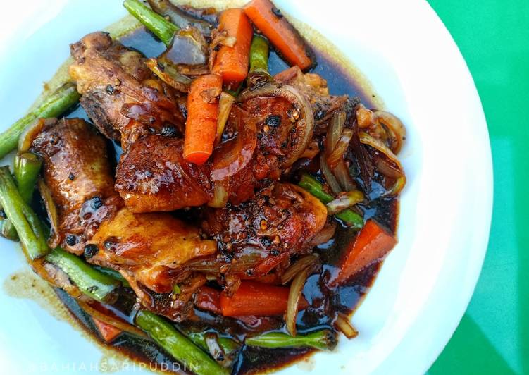  Resep  mudah Resepi ayam  goreng  lada  hitam  Resepi Melayu
