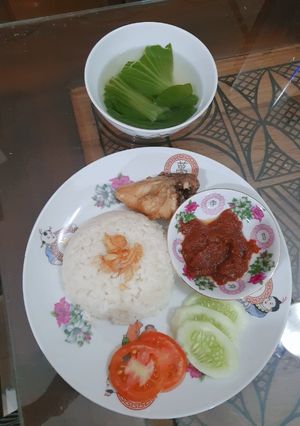 Foto resep Nasi ayam hainam (simple)
