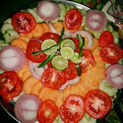 A picture of Vegetable salad.