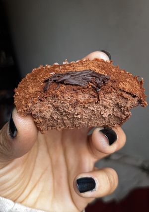 Una foto de Cheesecake coulant chocolate saludable