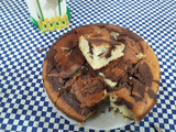 Bizcochuelo marmolado
