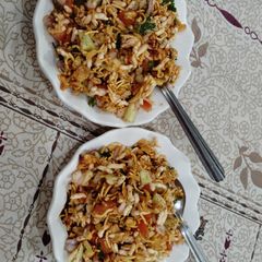 A picture of Tangy Chatpata Street style Bhel.