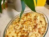 Dovlecei cu piept de pui gratinați