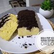 Bolu Pop ice Durian topping Oreo (takaran sendok)