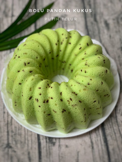 Foto resep Bolu Pandan Kukus Putih Telur