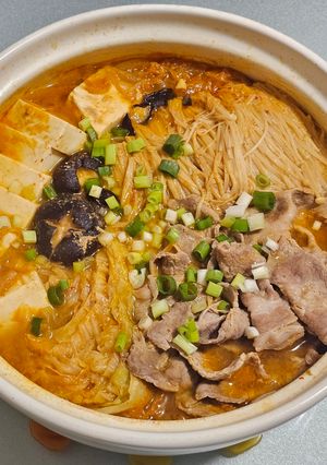 韓式泡菜鍋 的食譜成品照片