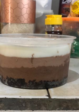 Foto resep Triple chocolate mousse